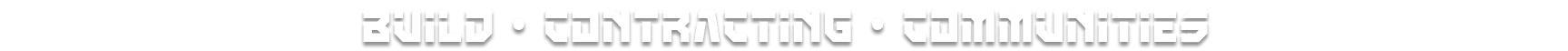 Build Contracting Communities